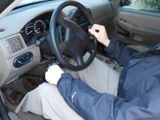 Hand-control adapted Car and Driver